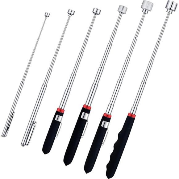 6 Pieces Telescoping Magnet Tools, Extendable Telescopic Magnetic Pick up Tools - Picture 1 of 7